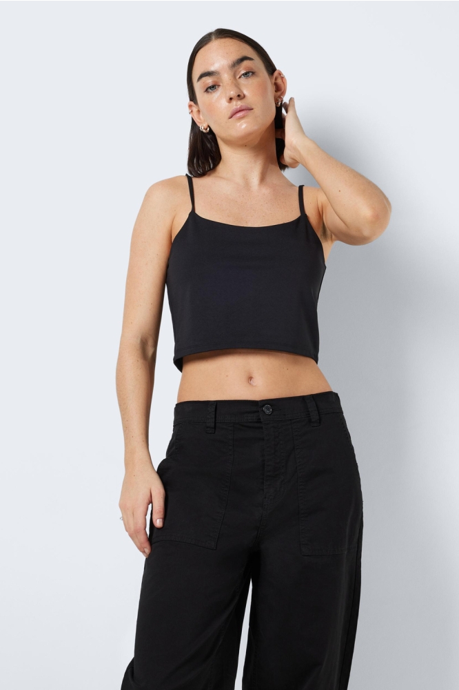 NMTERESA CROPPED S/L TOP NOOS 27021450 Black